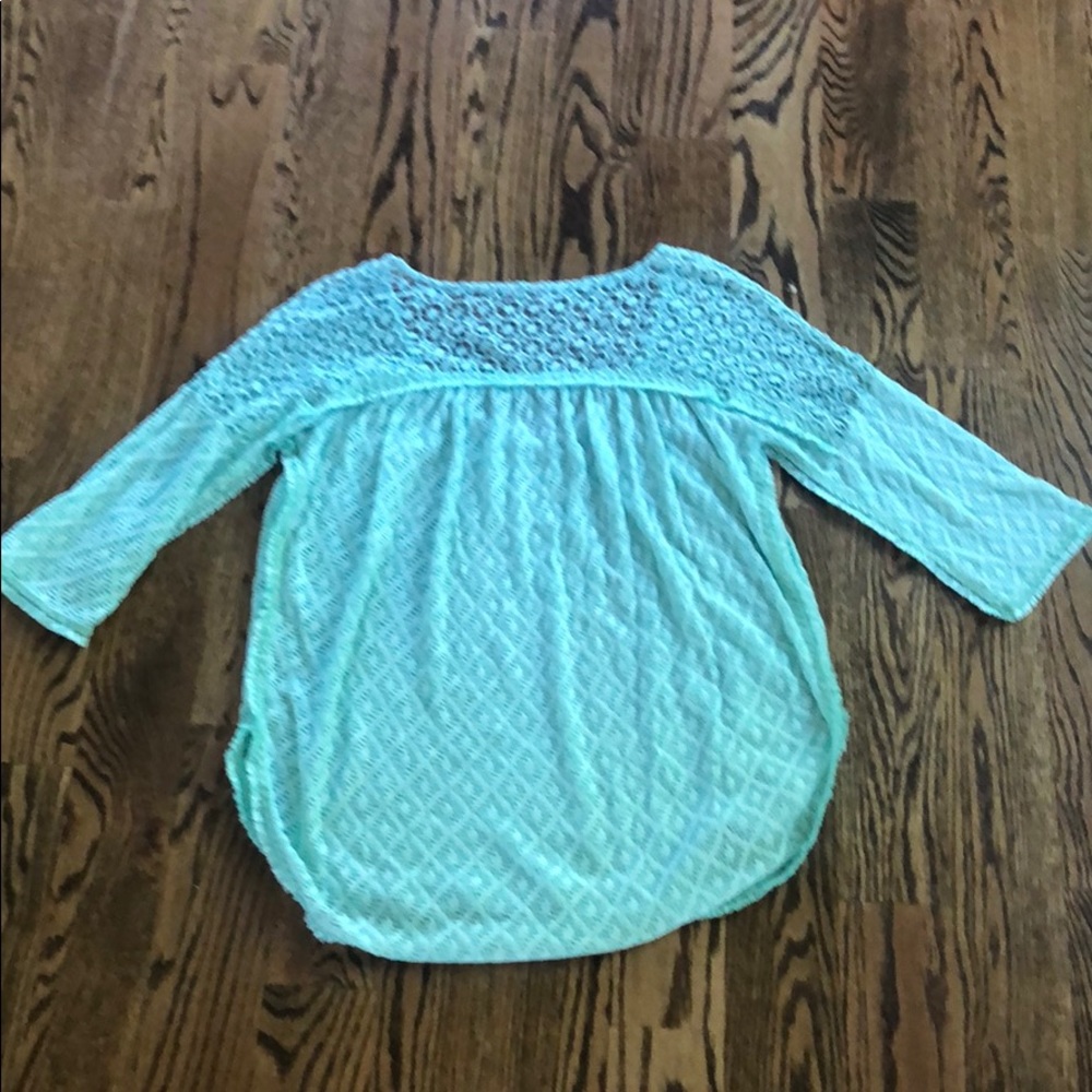 Calypso St Barth Open Weave 3/4 Sleeve Tunic - image 4